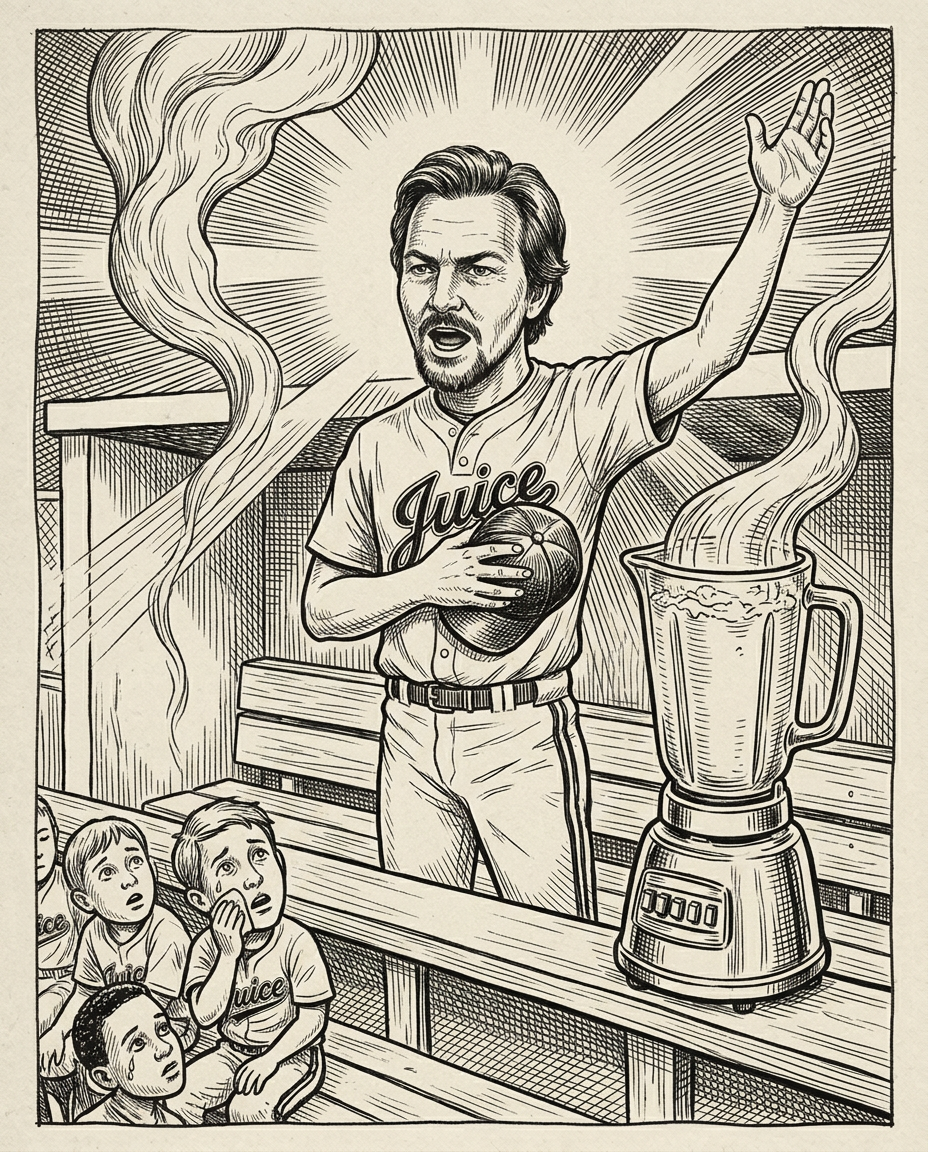 Mitch + Itch — Buck Callahan caricature