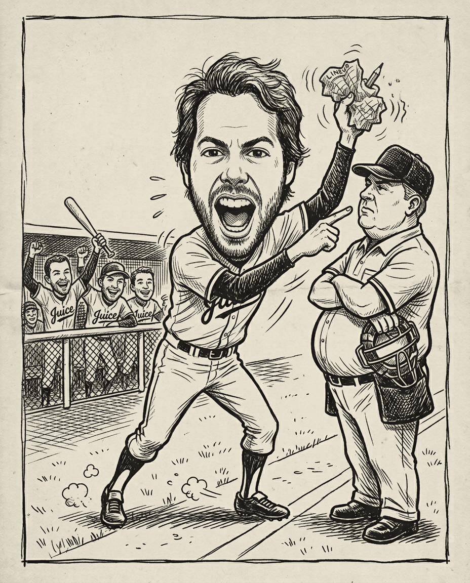 Yeesh — Buck Callahan caricature